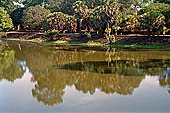 Bakong temple - the large moat surrounding the site.